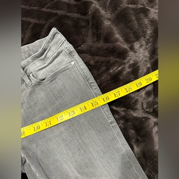 Mavi Jeans Distressed Mid Rise Ankle Skinny Jeans Grey Size 25 - Picture 7 of 10